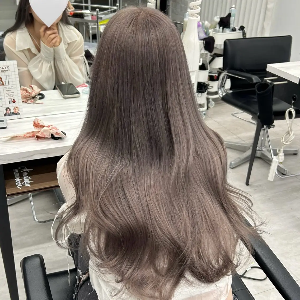 ロング カラー ヘアカラー トリートメント ヘアセット 透明感カラー 古山 結季🌙🖤のヘアスタイル