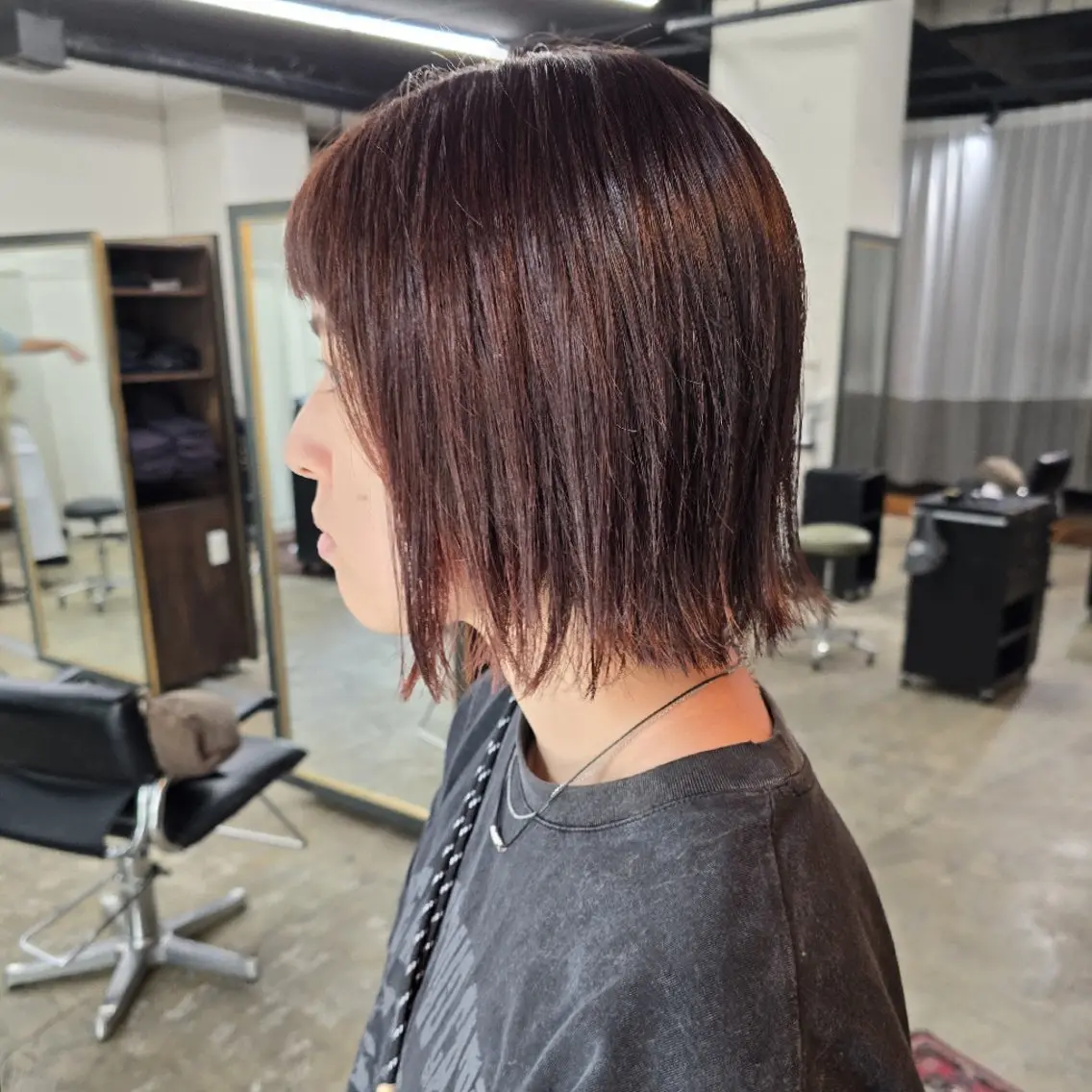 ショート カラー カット ヘアカラー ハヤシ マユ ✂ 府中美容室のヘアスタイル