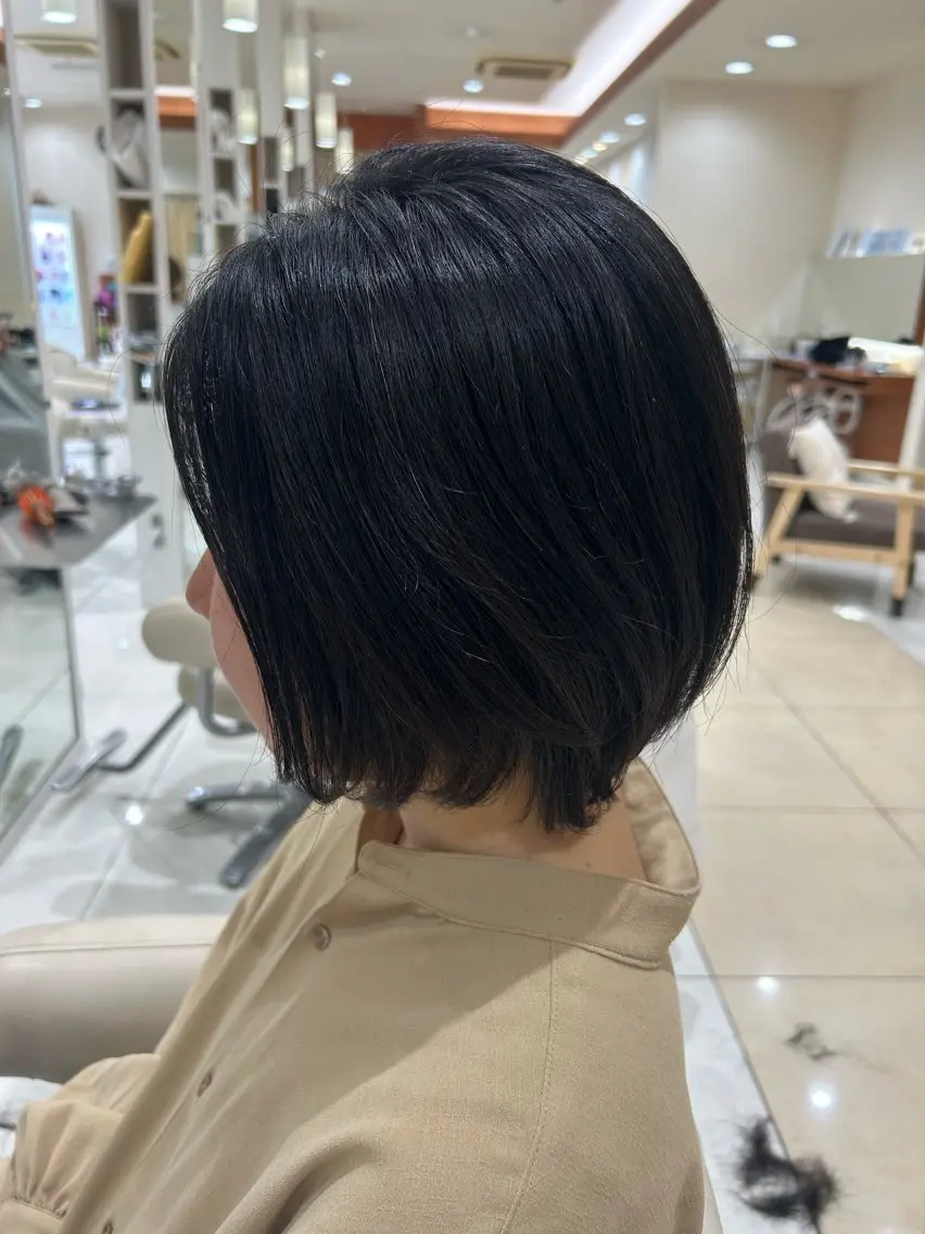 ショート 丸みショート ショートヘア ラブーケ大垣店 石動のヘアスタイル