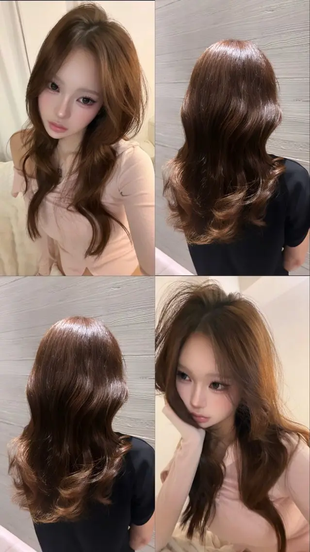 カラー ヘアアレンジ ☪︎*｡꙳ 𝓝𝓪𝓸のヘアスタイル