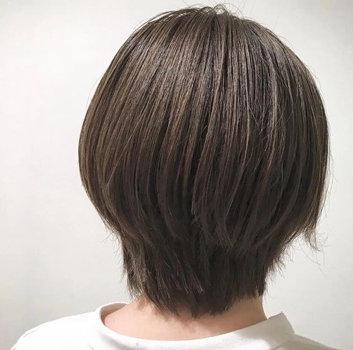 ショート カラー アッシュ fuchigami suzunoのヘアスタイル