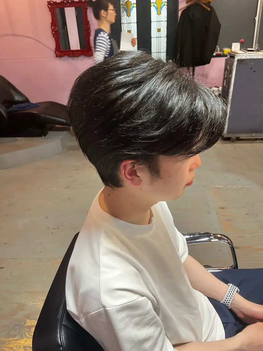 ショート メンズ メンズ就活ヘア カット 藤野 海翔のヘアスタイル