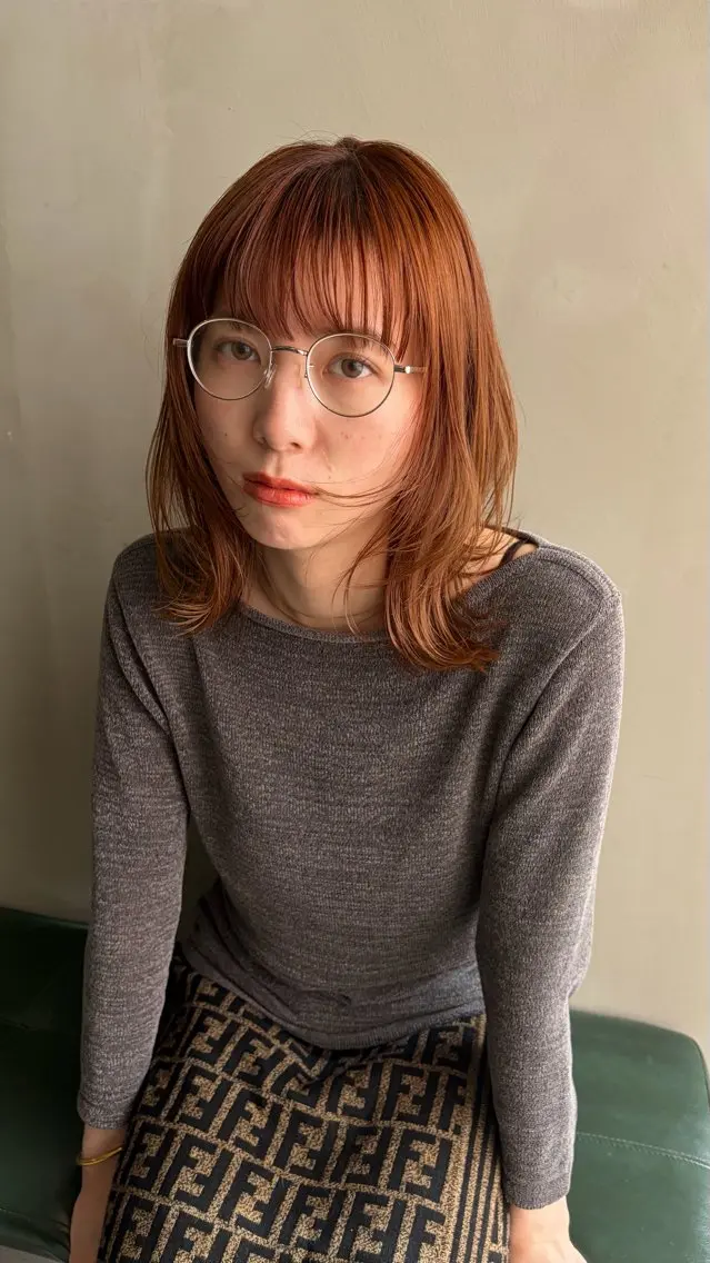 ショート カラー カット ヘアカラー トリートメント ショート/ボブ/ 心斎橋/宮脇美奈のヘアスタイル