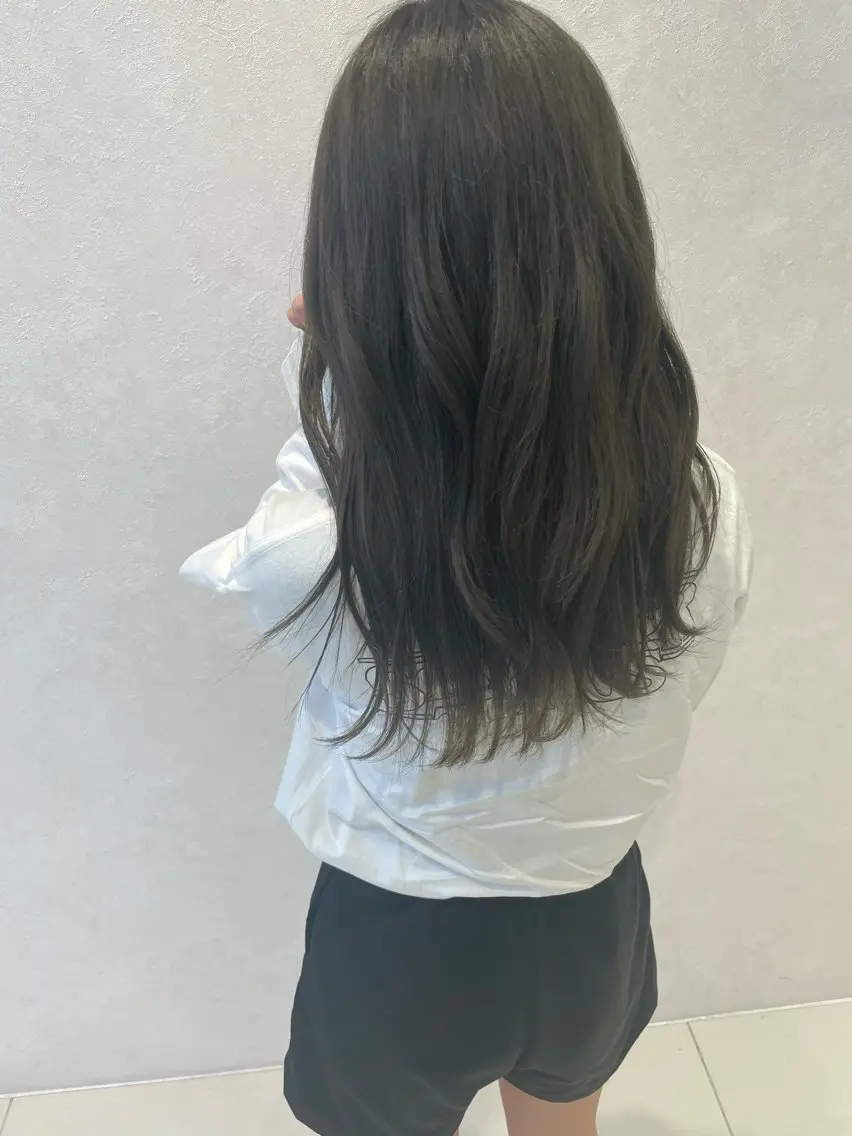 ロング カラー カット ヘアカラー トリートメント 益川万由 /高崎のヘアスタイル