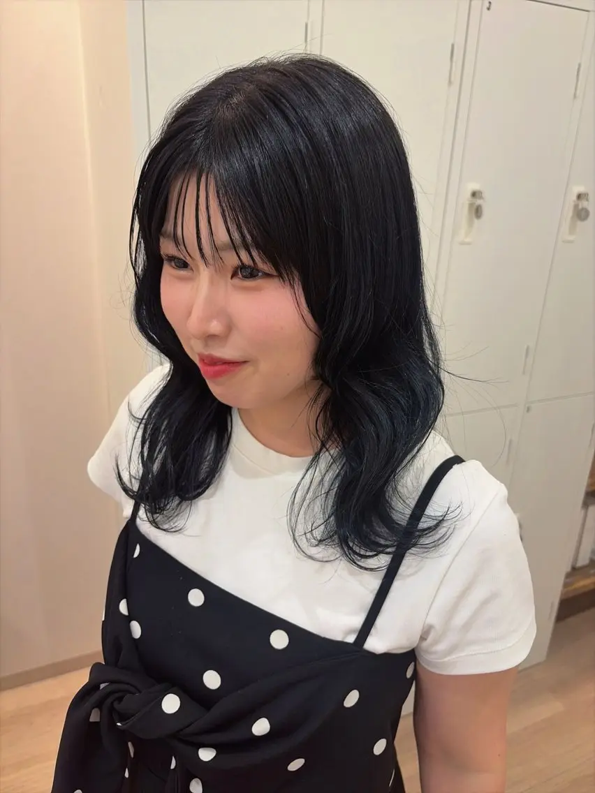 セミロング カット ヘアカラー トリートメント ａｉｋａ🐩 /艶カラー/レイヤーのヘアスタイル