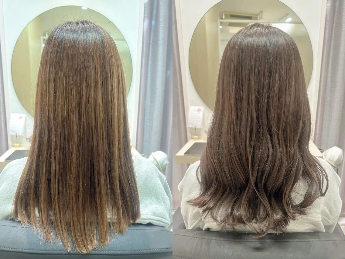 ロング カラー ヘアカラー トリートメント 🌷MIREA🌷 LUANA 難波店のヘアスタイル