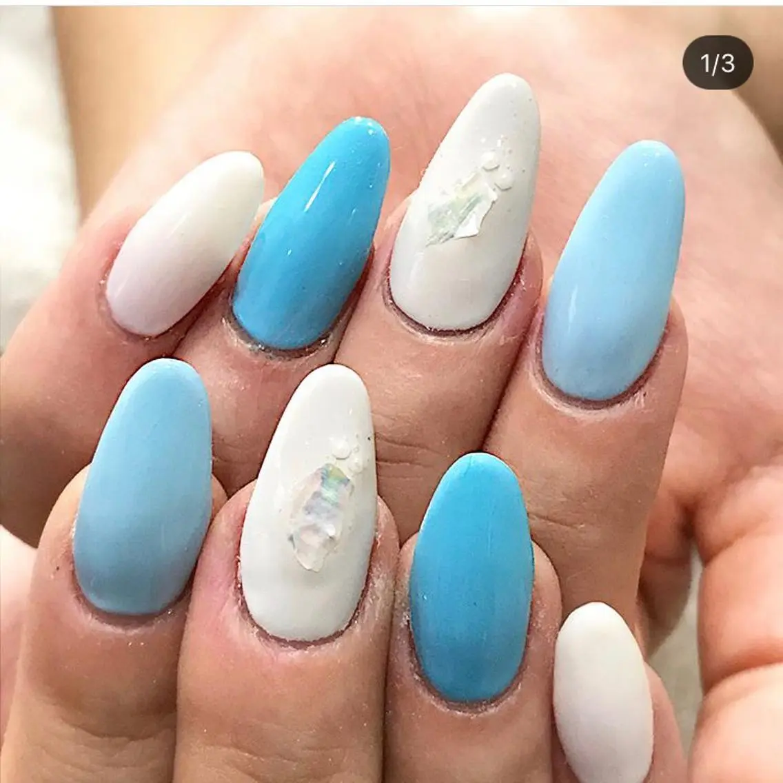 ネイル スカルプネイル 渋谷/チップ長さ出し 👑アプレgel-xのネイルデザイン