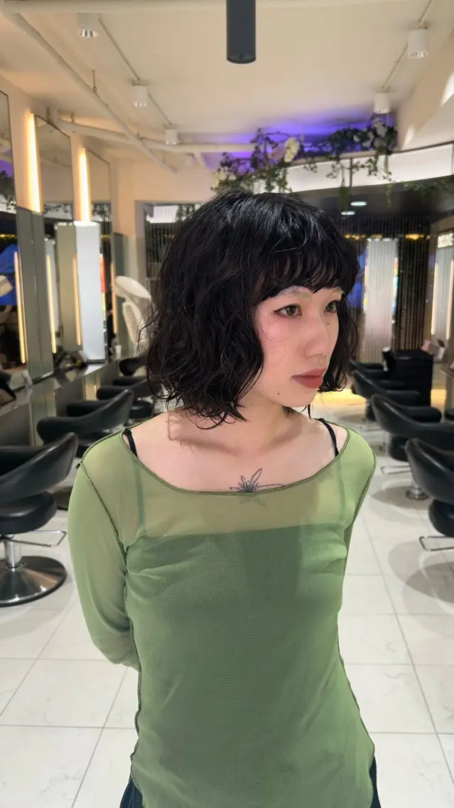 カット+パーマの写真