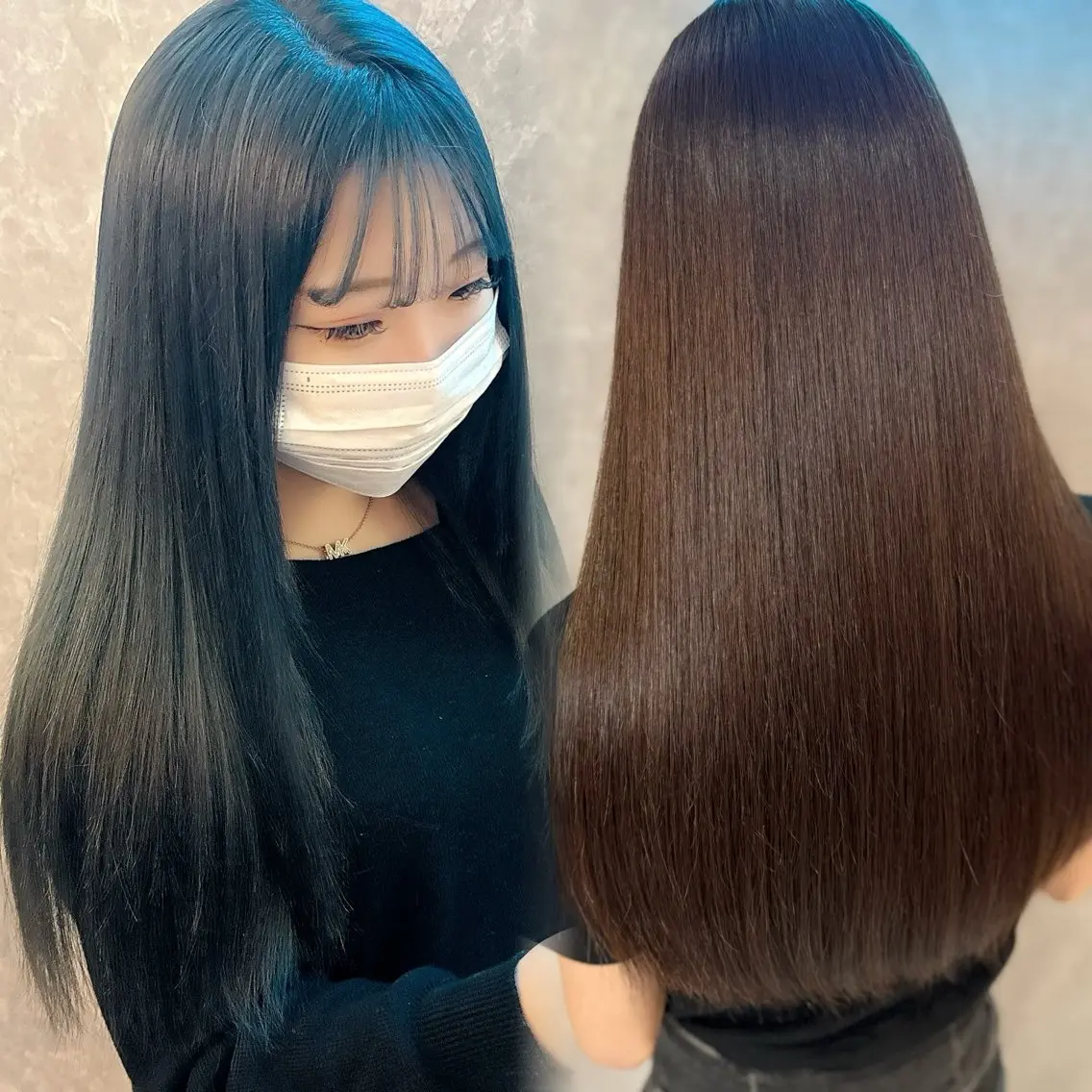 人気No.1*極ツヤ*髪質改善カラー+ベホマTR+カット¥11800の写真