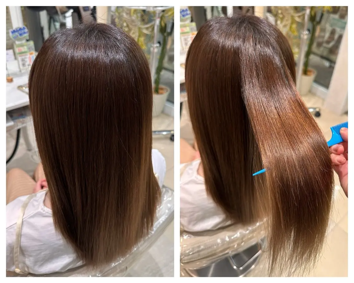 ロング 🤍ブリーチなし 透明感カラー🤍京香のヘアスタイル