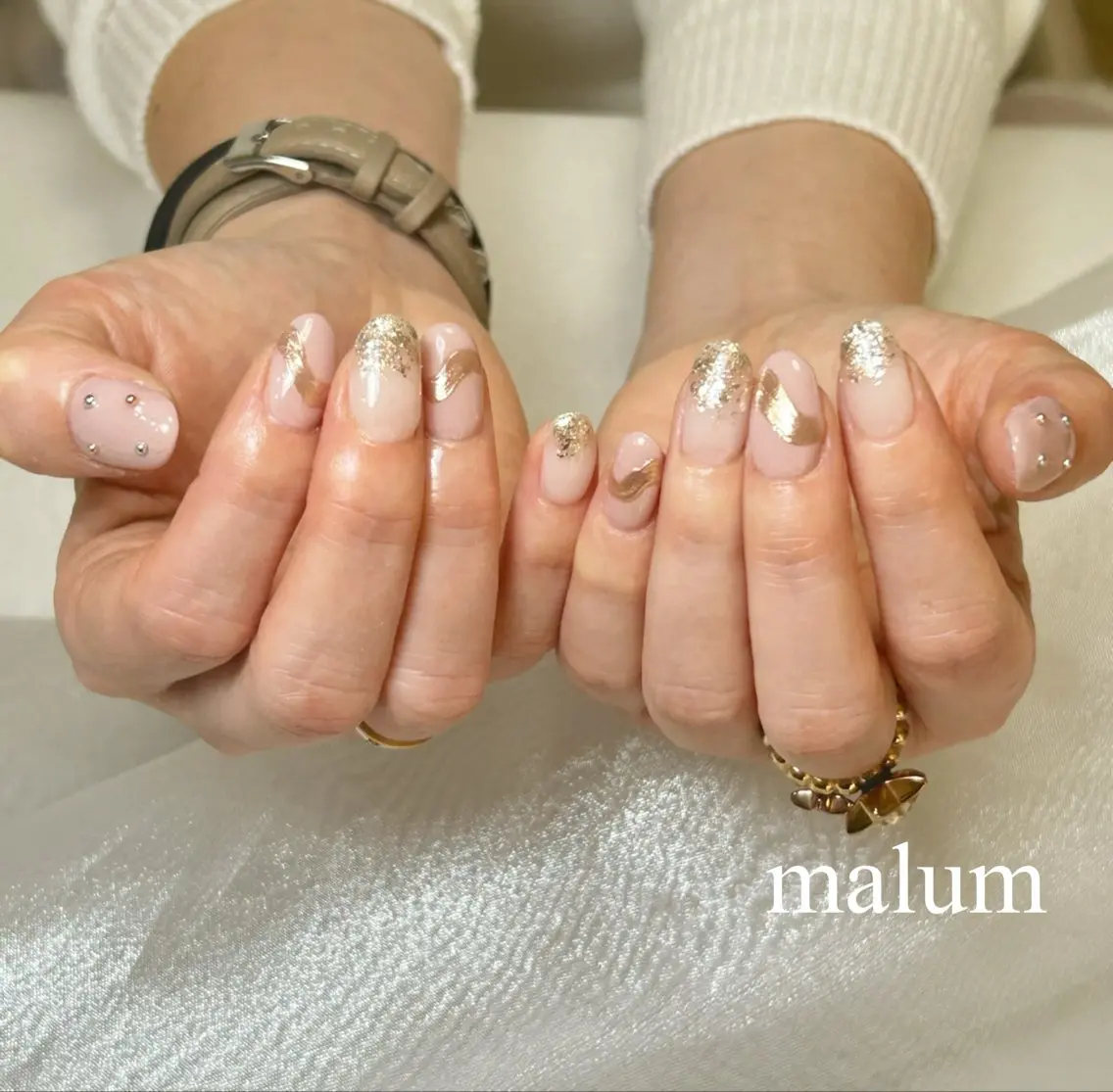 ネイル ハンドネイル malum nailのネイルデザイン