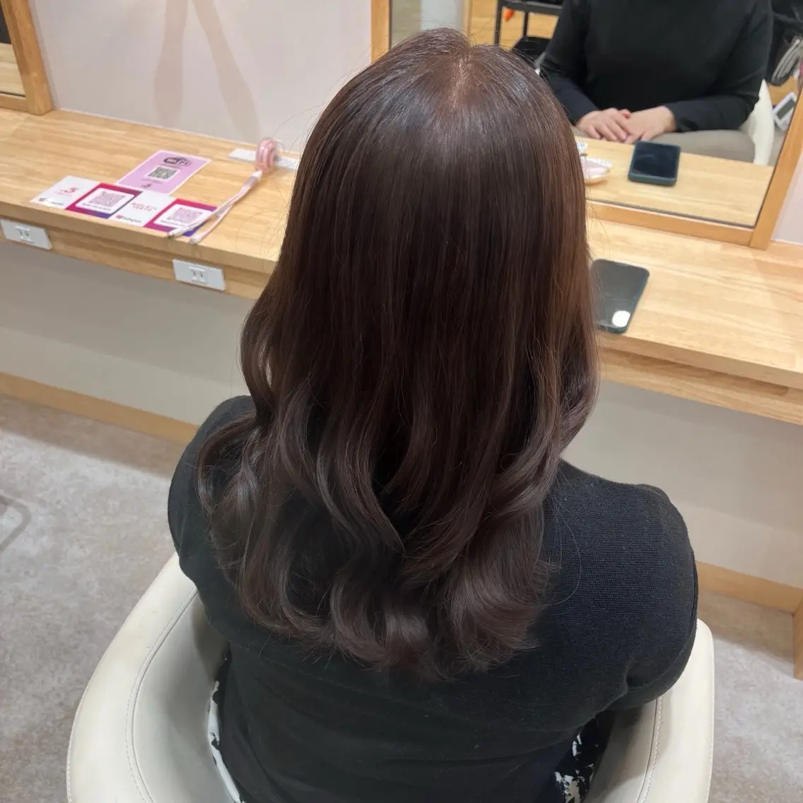 〚人気No.1🥇🎀ご新規様限定🪄︎︎✨ 〛 艶カラー➕ベーシックトリートメント🧴🫧の写真