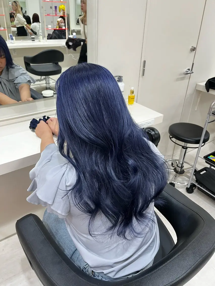 ミディアム カラー ヘアカラー 💟RINNA 艶カラー💟のヘアスタイル