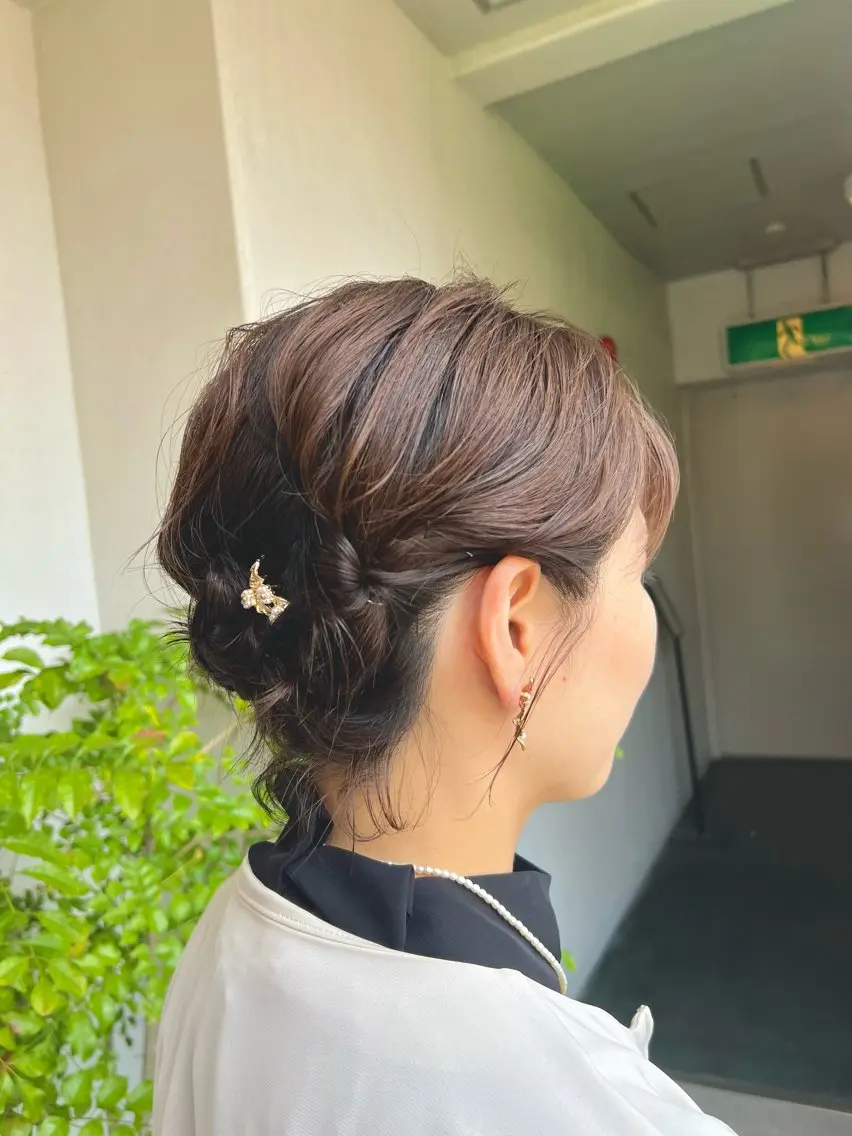 ショート レイヤーカット ショートヘア ヘアセット レイヤー🍓Sap 美桜🌸mioのヘアスタイル