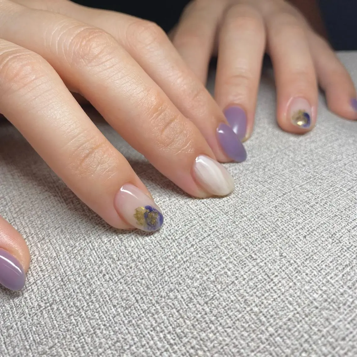 ネイル アートネイル ニュアンスネイル ハンドネイル 山田 貴子のネイルデザイン