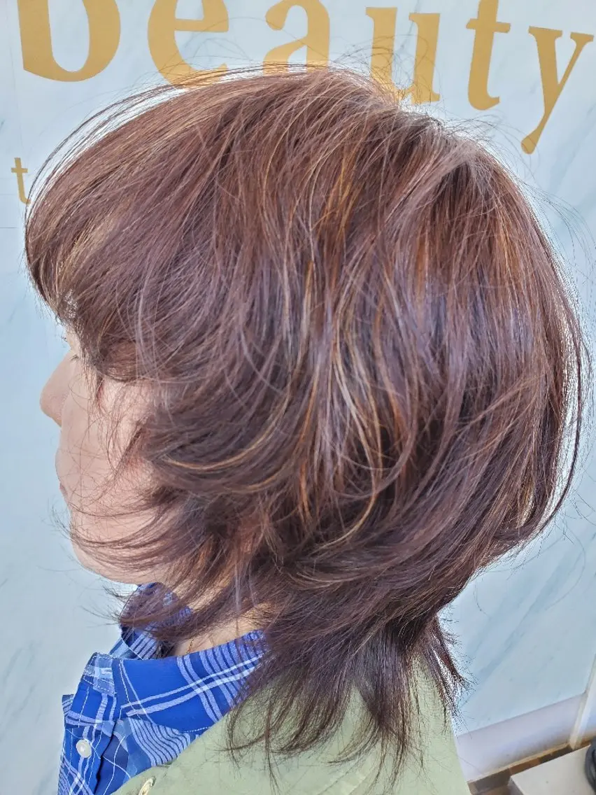 カラー ハイライトカラー ヘアカラー 浦川 敬太のヘアスタイル