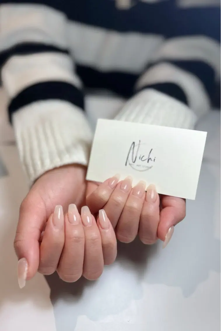 ネイル オーロラネイル チークネイル フットネイル フレンチネイル ジェルネイル Nichi Nailsのネイルデザイン