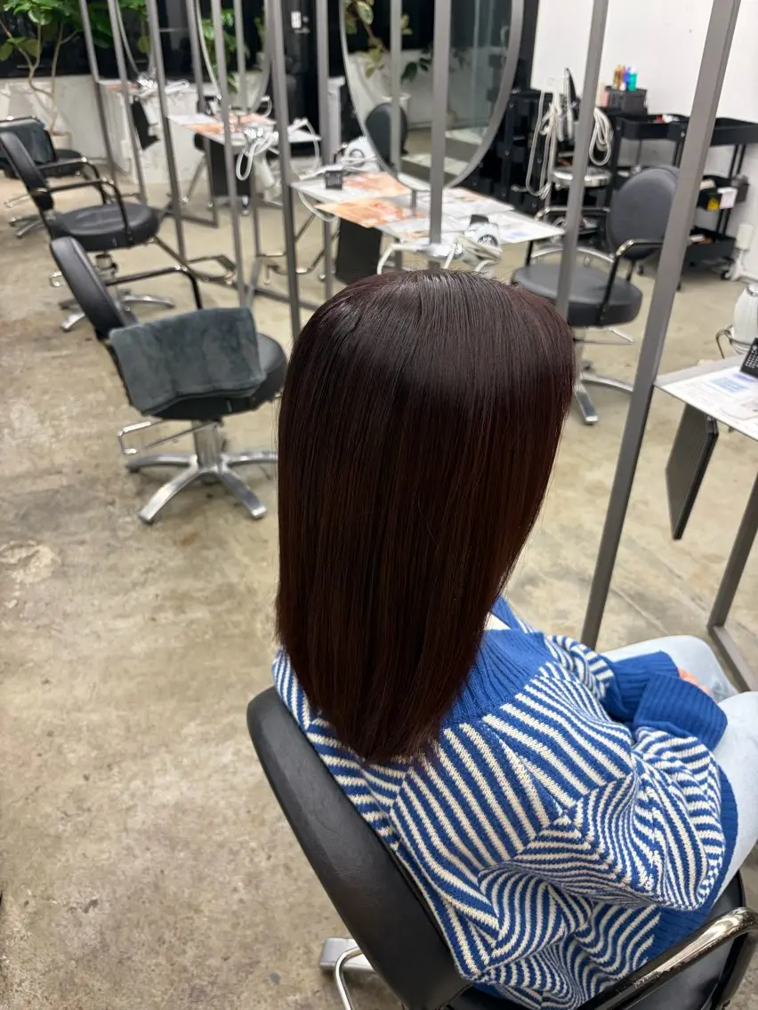 セミロング カラー ゆうご/心斎橋 /カラーモデル募集中のヘアスタイル