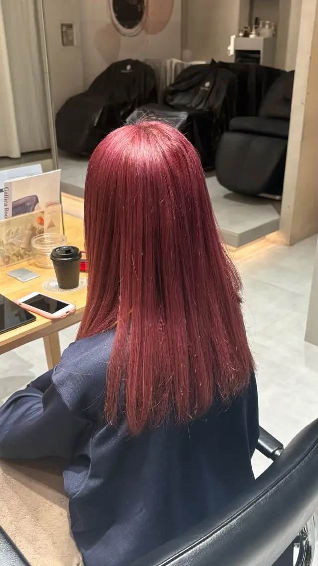 ロング ヘアカラー トリートメント 🌻花音🌻メンズ /艶カラー/Wカラーのヘアスタイル
