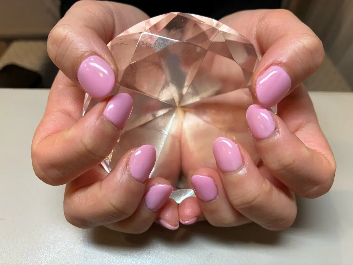 ネイル ピンク 春ネイル ハンドネイル ECRLN Atsumiのネイルデザイン