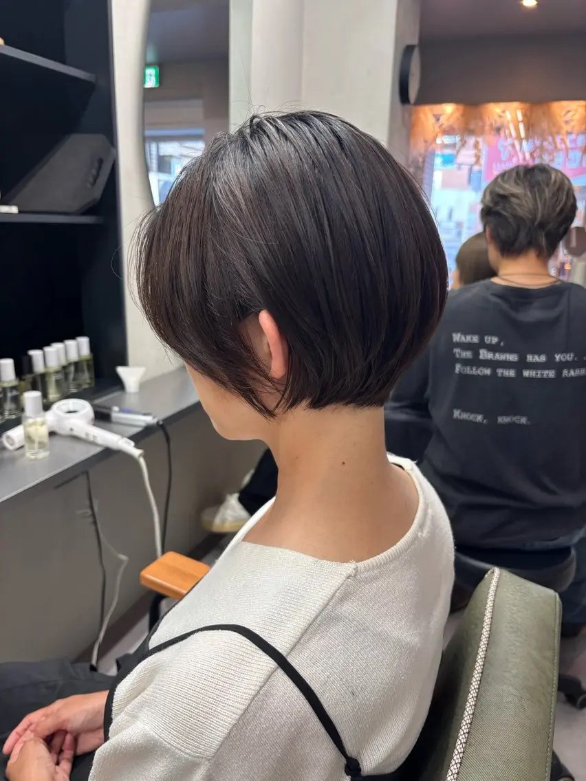 ショート カラー ショートヘア nico 麻生 やまざきれいのヘアスタイル