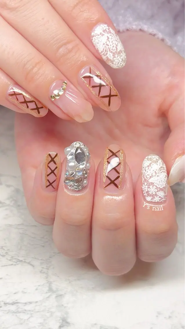 ネイル 手書きが得意🖌️ Y’s  nailのネイルデザイン