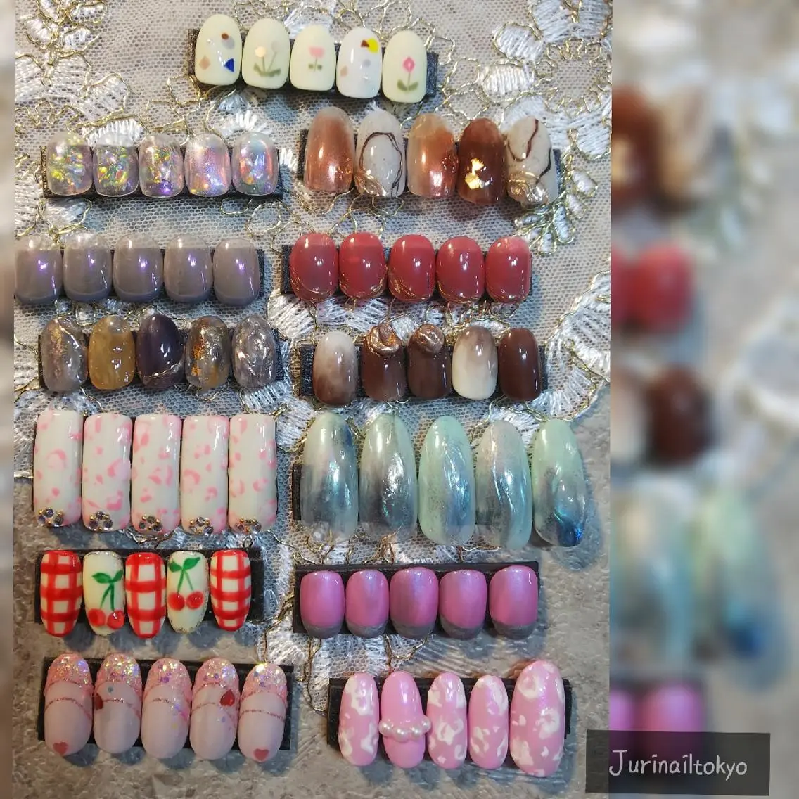 ネイル ハンドネイル フットネイル ハンドケア jurinail tokyoのネイルデザイン