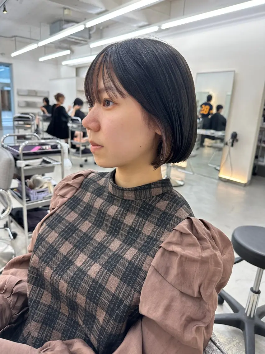 ショート カット ヘアカラー トリートメント ボブ / オージュア 🌸Mikuのヘアスタイル