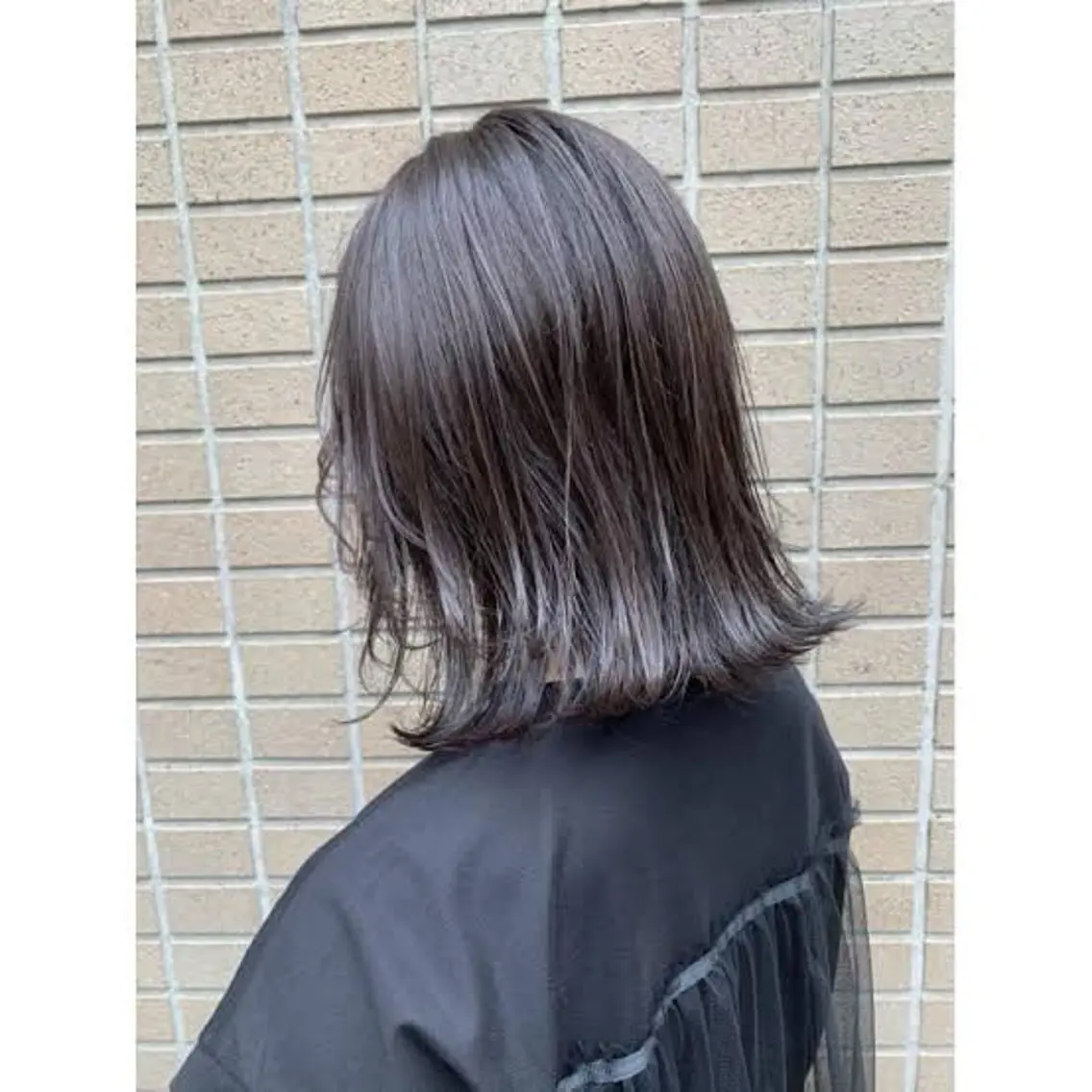 ミディアム カラー ヘアカラー トリートメント 髙橋碧 透明感カラー / fifthパーマのヘアスタイル
