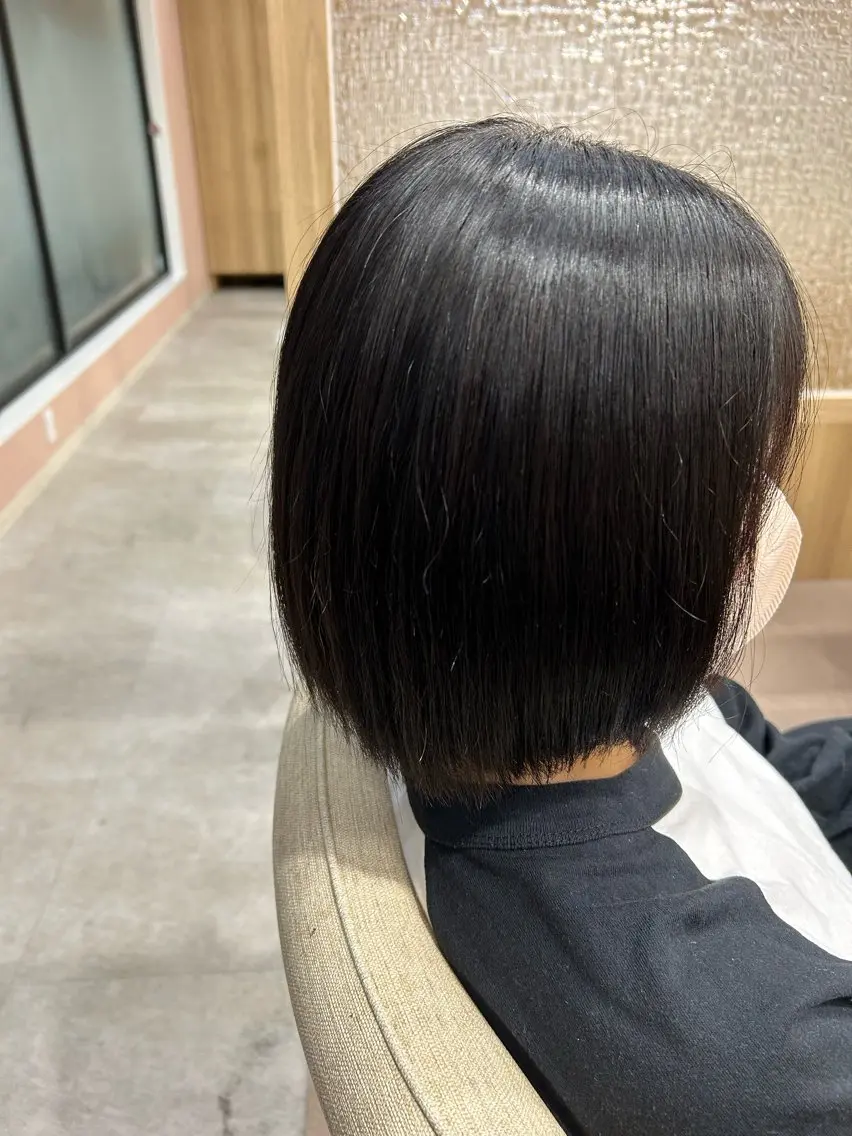 ショート 髪質改善 カット 縮毛矯正 韓国￤ボブ￤レイヤー 🍒Akane🍒のヘアスタイル