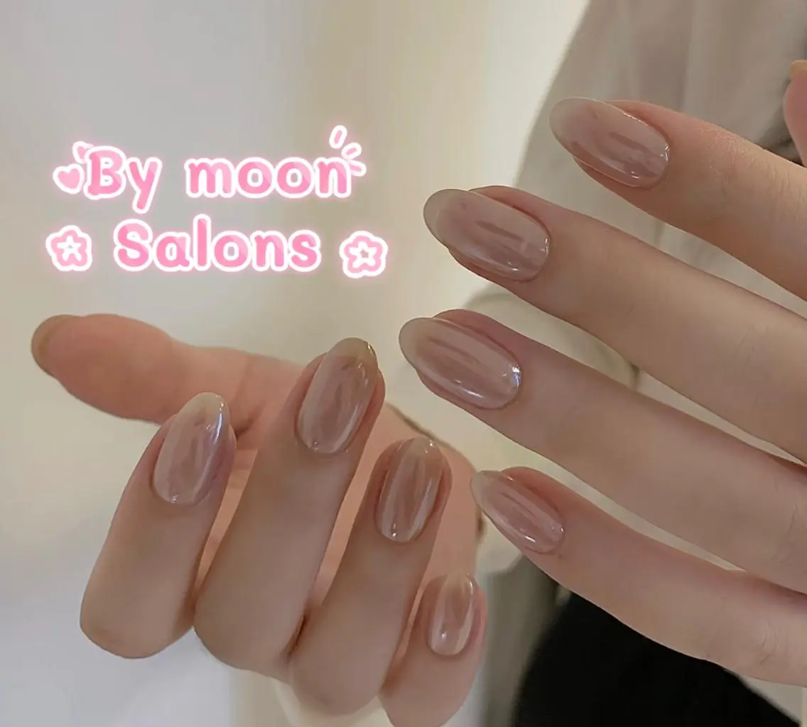 ネイル By moonネイル 🌷ワンホン/韓国風のネイルデザイン