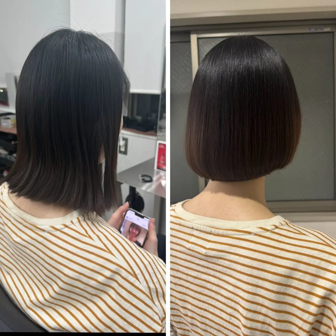 ショート ボブ レイヤーカット 髪質改善×ヘッドスパ 伊東 龍汰のヘアスタイル