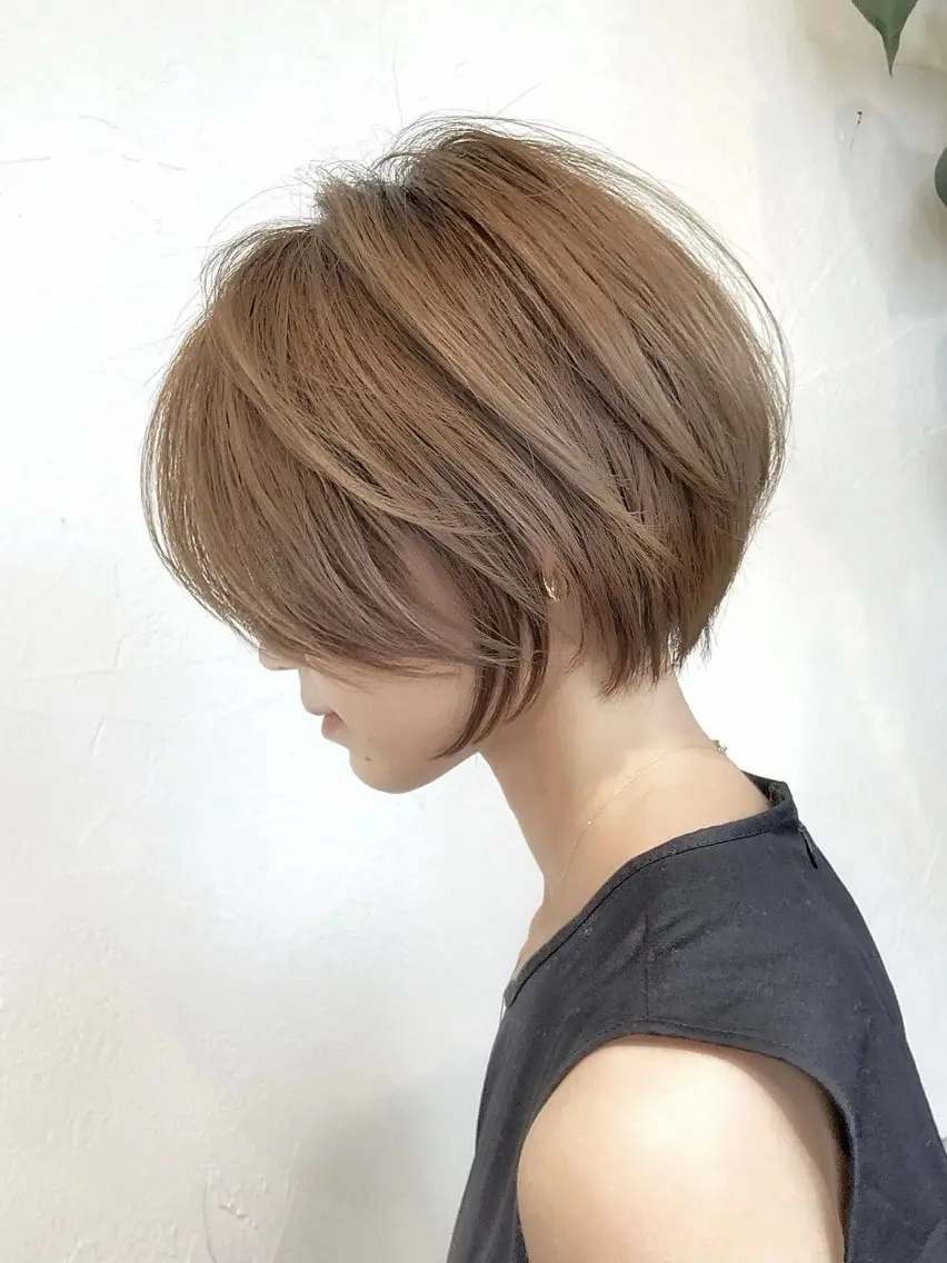 ショート ✄安野祥華銀座大人 絶壁解消ショート✄のヘアスタイル