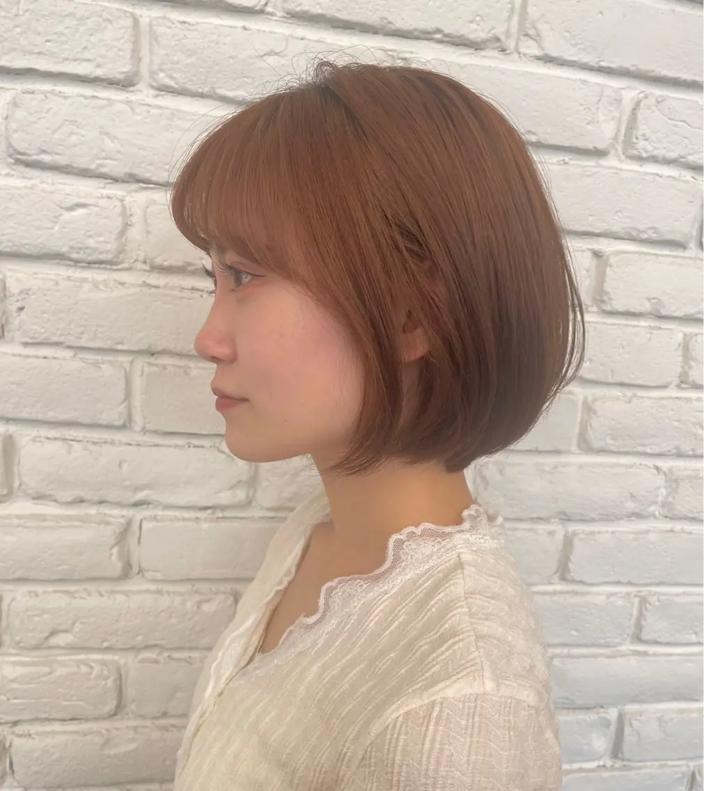 ショート ヘアアレンジ ボブ 🌼REINA🌼 毛流れカット🌼赤坂のヘアスタイル