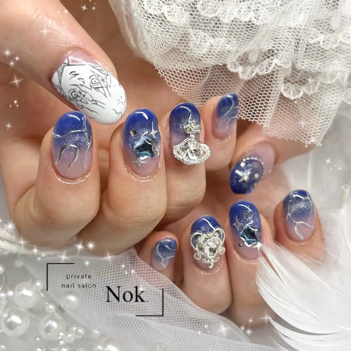 ネイル ハンドネイル 池袋痛ネイル Nok. 渡辺のネイルデザイン