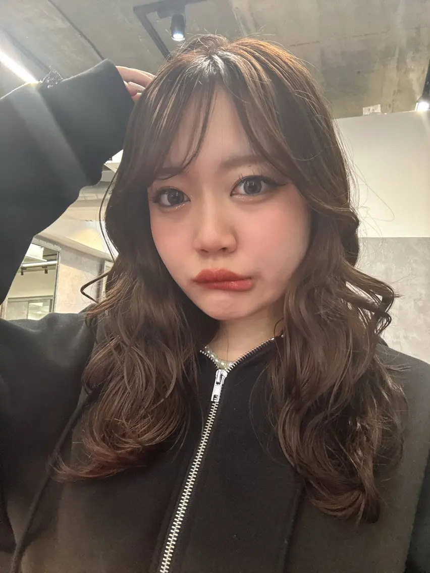 セミロング カラー ヘアカラー 透明感/レイヤー 🇰🇷tomonaのヘアスタイル