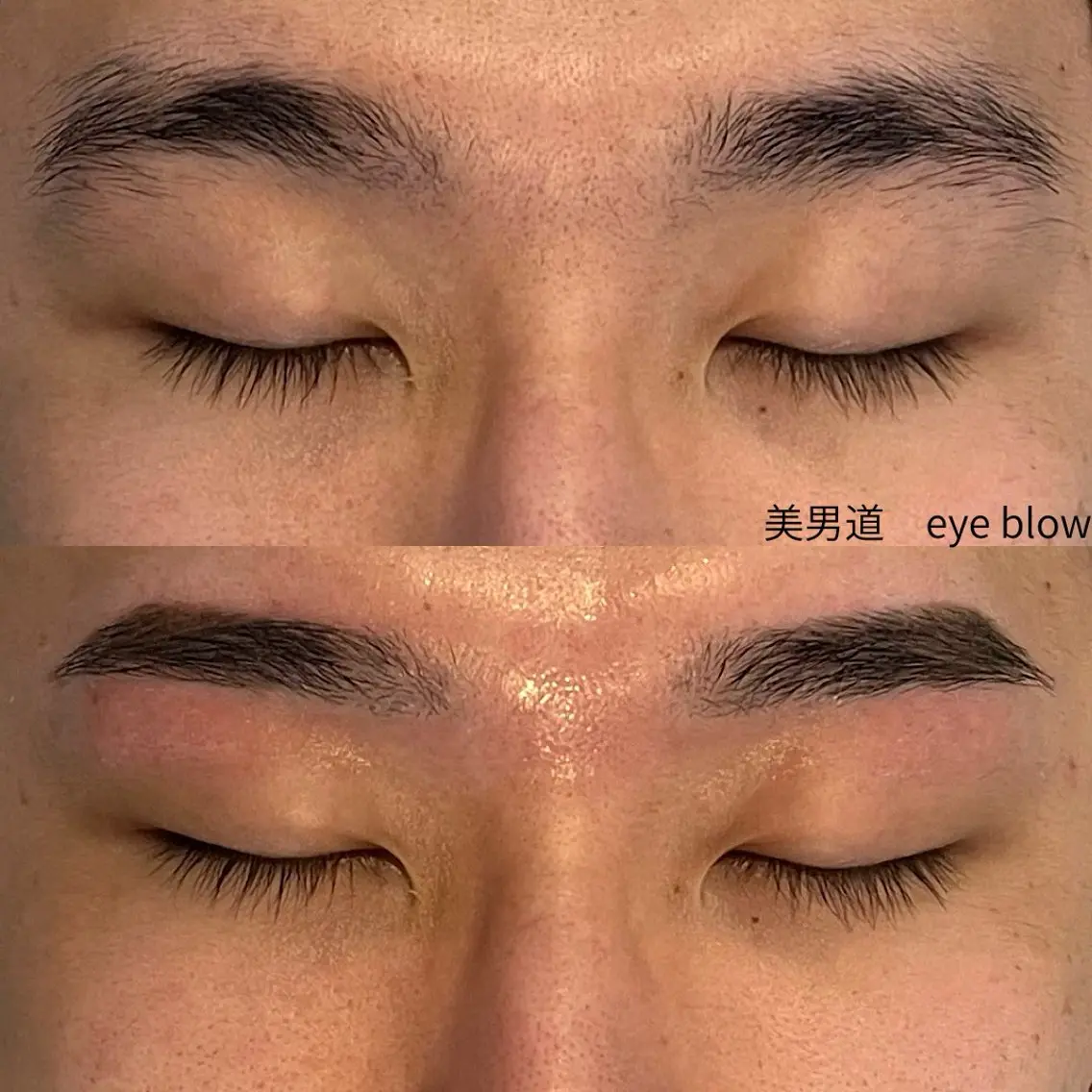 メンズ アイブロウ ワックス脱毛 眉カット BINANDO 桑原の眉毛・アイブロウイメージ