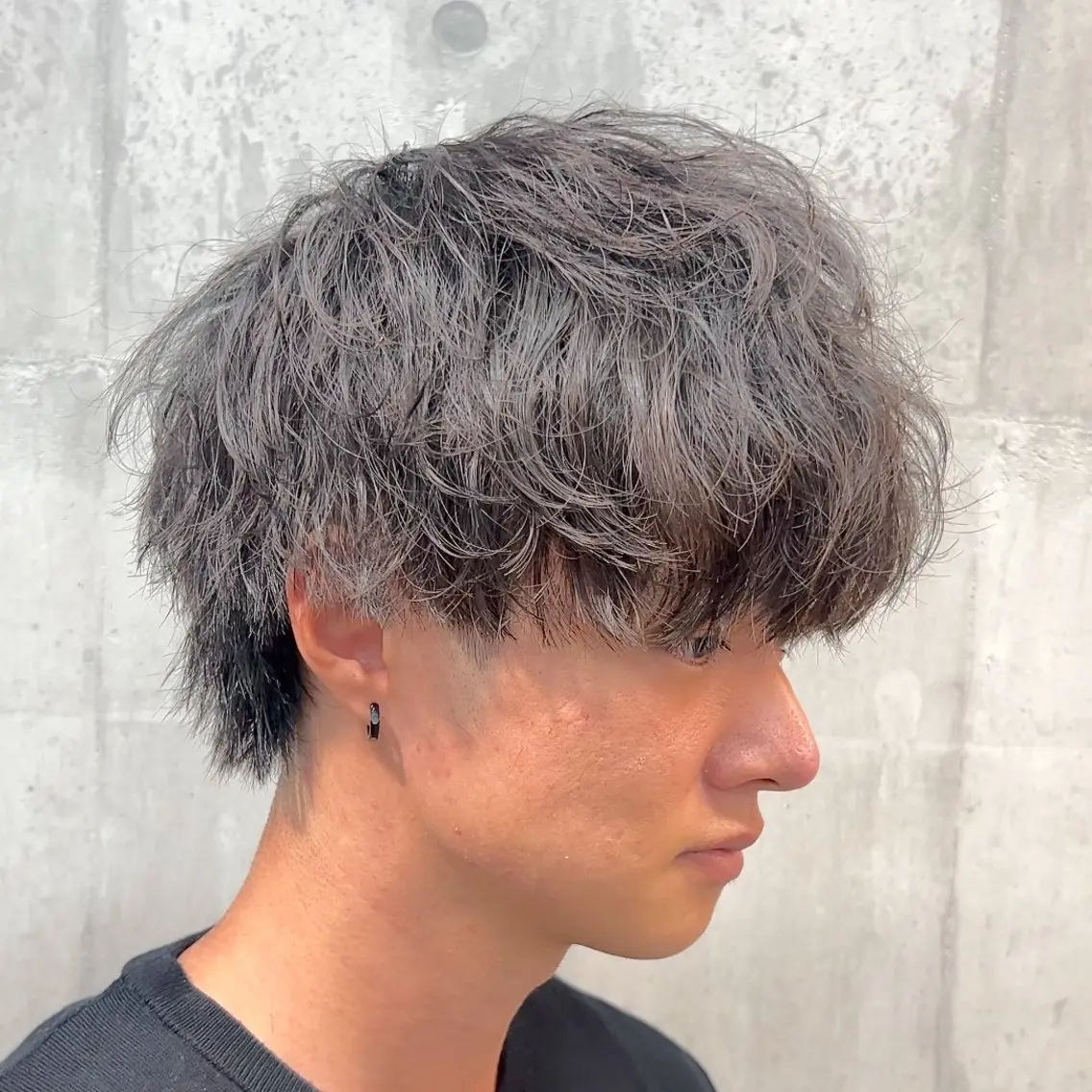 ショート パーマ ヘアアレンジ メンズ MENIN メンズ サロン　望月　涼太のヘアスタイル