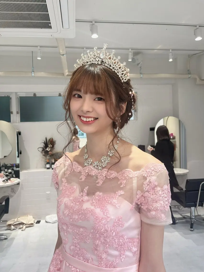 ヘアアレンジ 透明感カラー 💎飯塚ゆうきのヘアスタイル