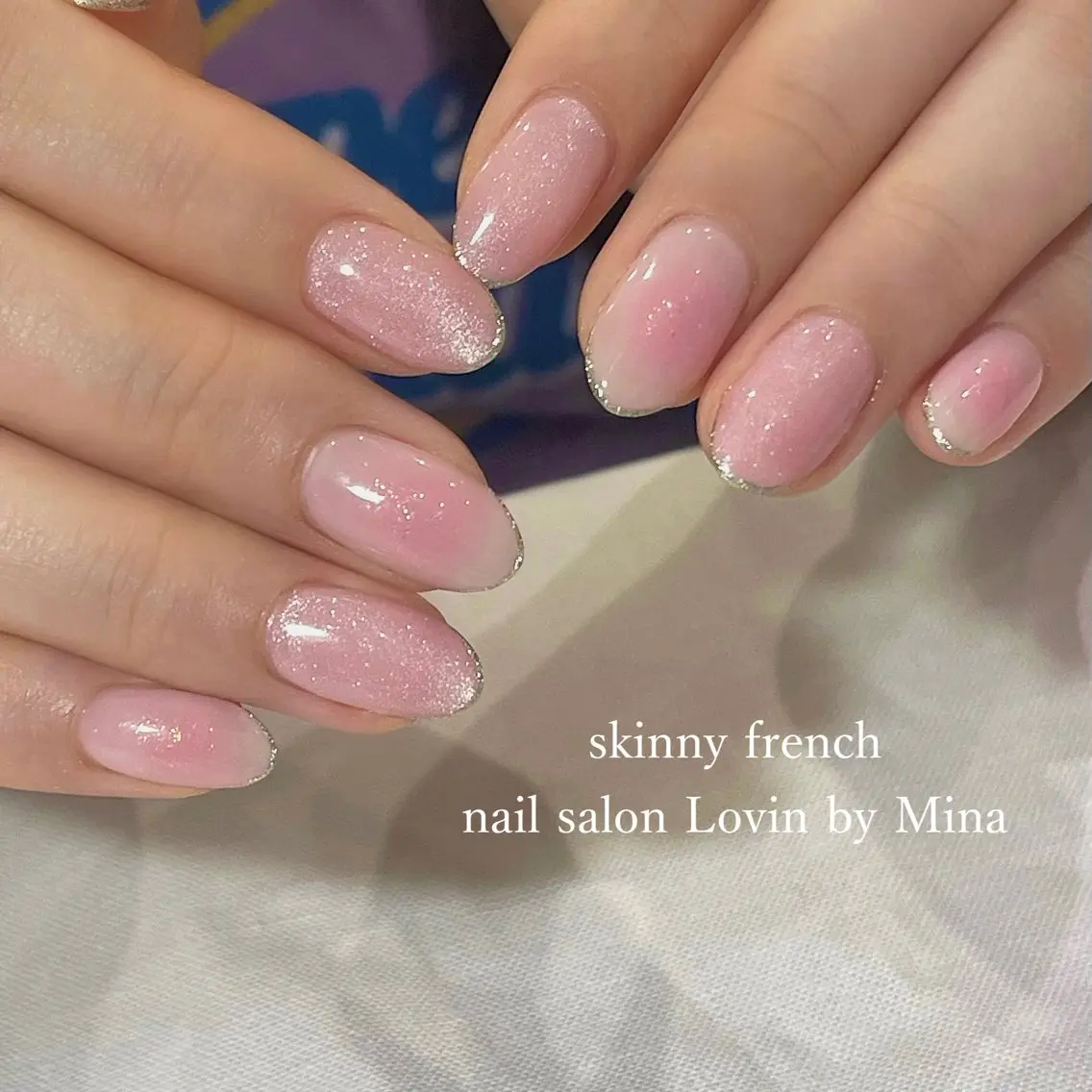 ネイル チークネイル フレンチネイル ジェルネイル マグネットネイル ニュアンスネイル k-two nailのネイルデザイン