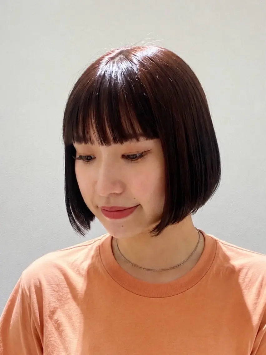 ショート ボブ まあるいショートボブ 🐥廣瀬そらのヘアスタイル