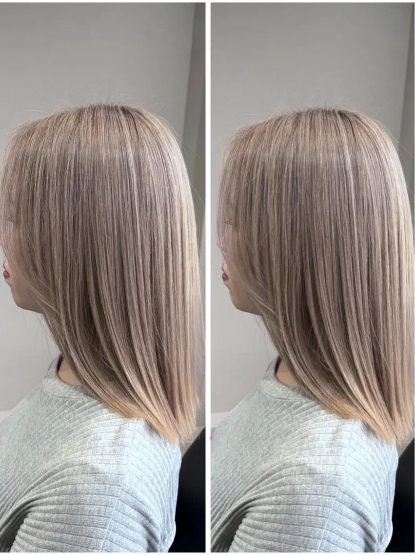 セミロング カラー 杉山 大輝のヘアスタイル