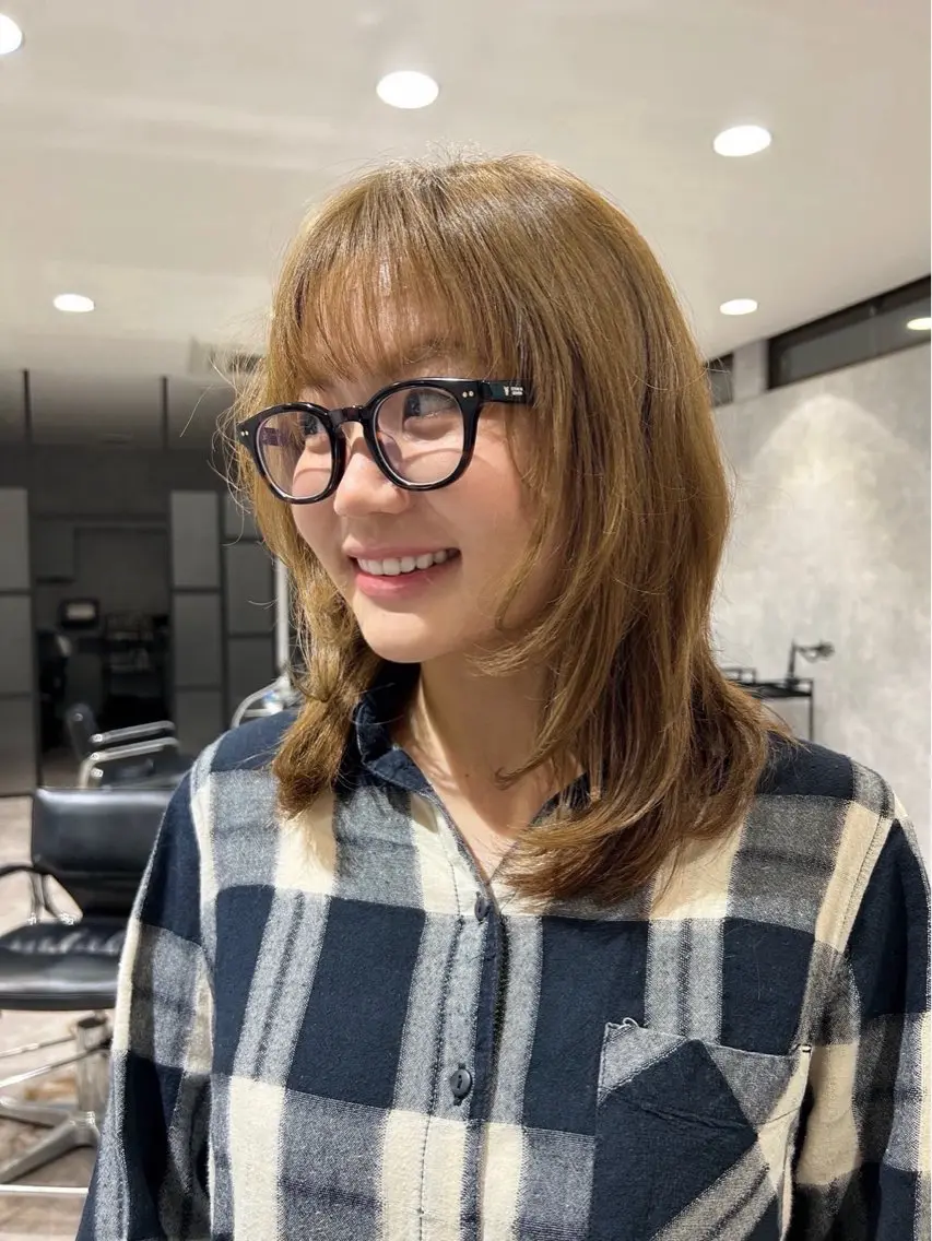 ミディアム ⭐️HEDI YUKI⭐️のヘアスタイル