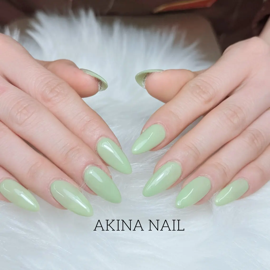 セミロング ハンドネイル Akina Nail 亀戸のネイルデザイン