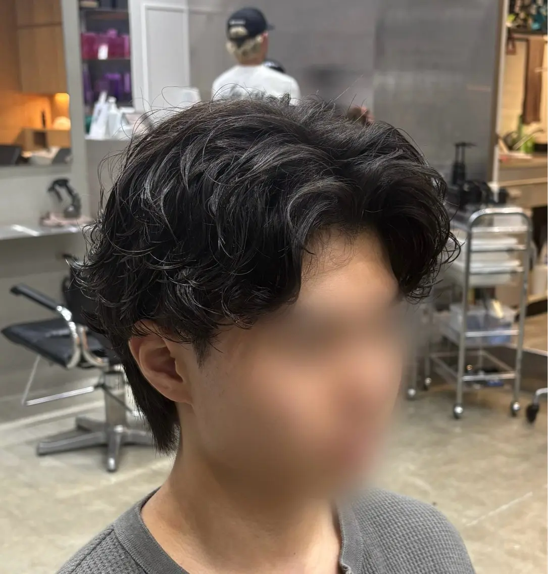 ショート パーマ メンズ メンズパーマ カット パーマ fifth天神/ メンズパーマ/広夢のヘアスタイル
