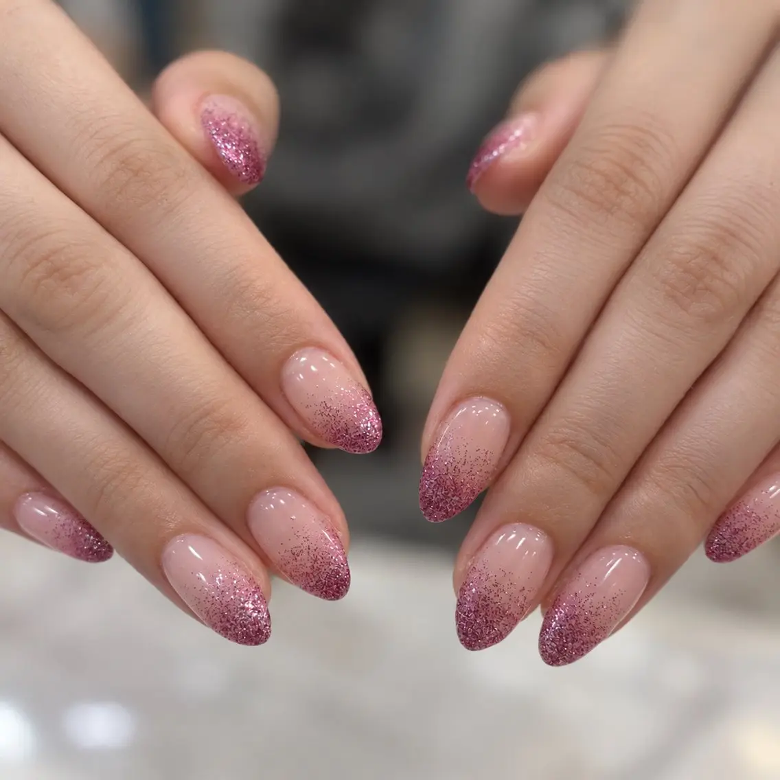 【オフなし】 ラメグラデーション⭐️🎀 （ベース+1100円）の写真