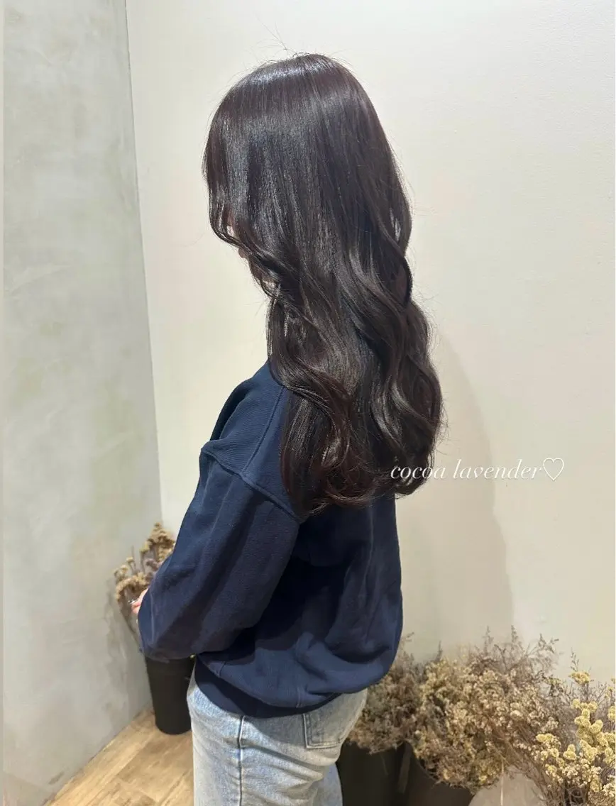 ロング カラー ヘアアレンジ ヘアカラー トリートメント Himawari♡ 柔らかいカラーのヘアスタイル