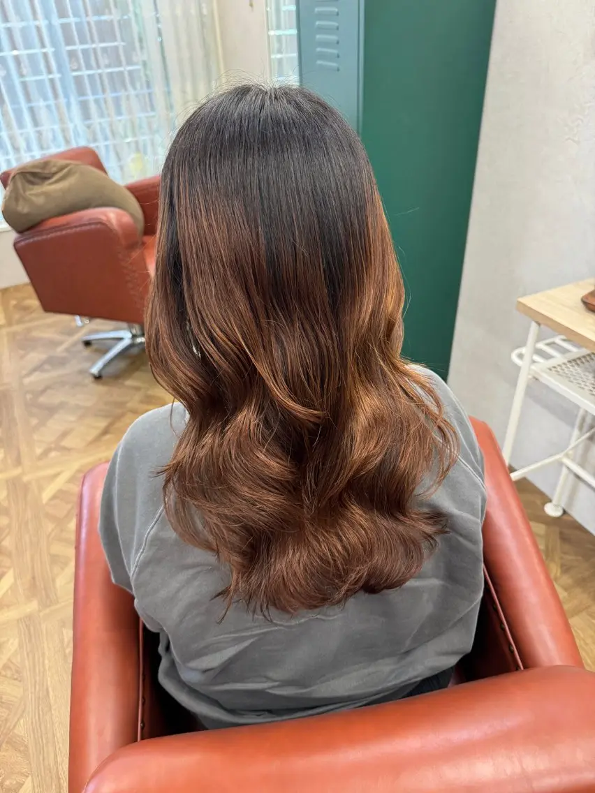 パーマ カット パーマ トリートメント 見奈美 凜のヘアスタイル
