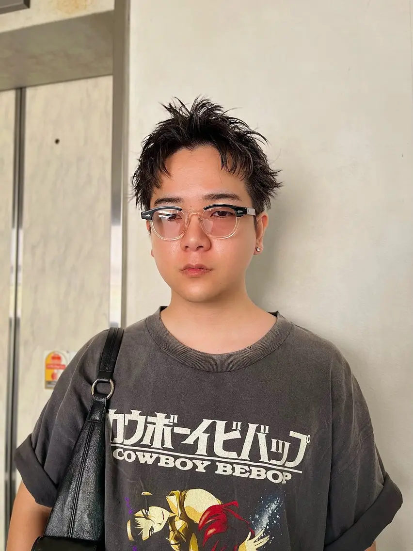 ショート メンズ スパイキーショート 刈り上げ ショートヘア カット UMM daichi メンズパーマのヘアスタイル