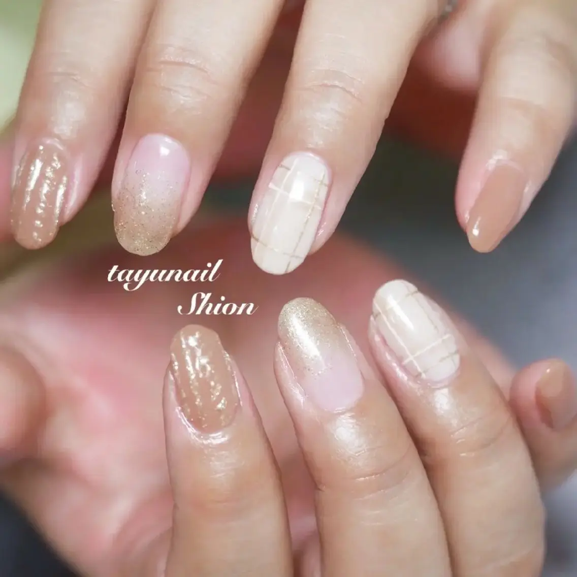 ネイル ジェルネイル パラジェル 冬ネイル ネイルサロン 【たゆnail】のネイルデザイン